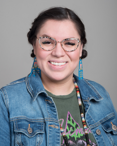 Photo of LHSC's Indigenous Wellness Consultant, Nicole Yawney Nicole Yawney MSW RSW Youth Indigenous Wellness Consultant