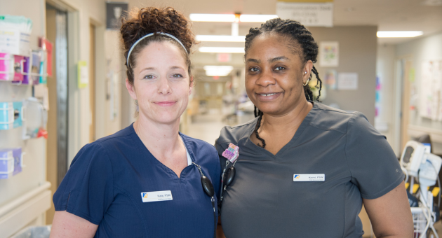 Kate Hill and Kemi Nwabuisi