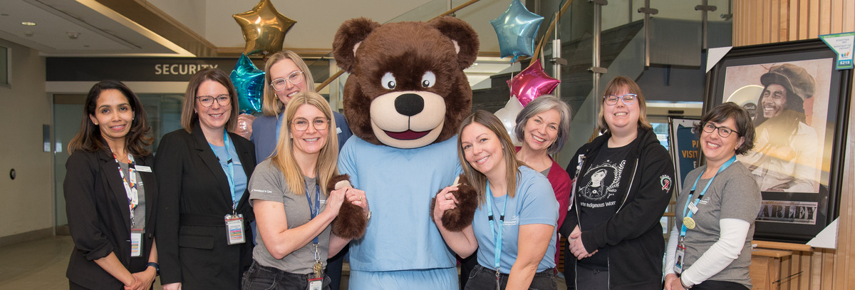 Pictured from left to right: Lea Ann Elza Alosious, Nicole Dendekker, Marijke Brown, Erika Clements, Dr. Beary Goode, Erin Rawlings, Carol Fortnum, Kiara Alich and Diana Cryderman