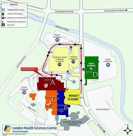 University Hospital Map