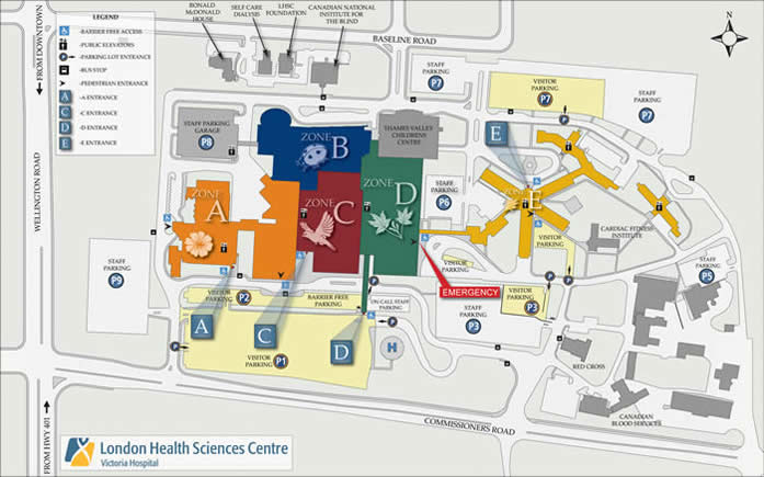 Blackpool Vic Hospital Map